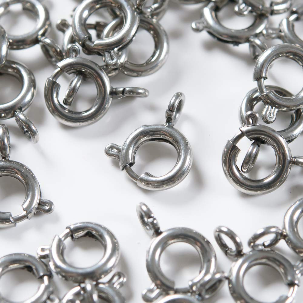 Amazon | 【サージカルステンレス 316】 引き輪 シルバー 5mm 20個